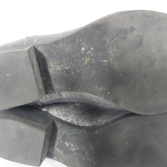 Denim & Supply Ralph Lauren Leather Metallic Silver Gray, 8 - Picture 10 of 10